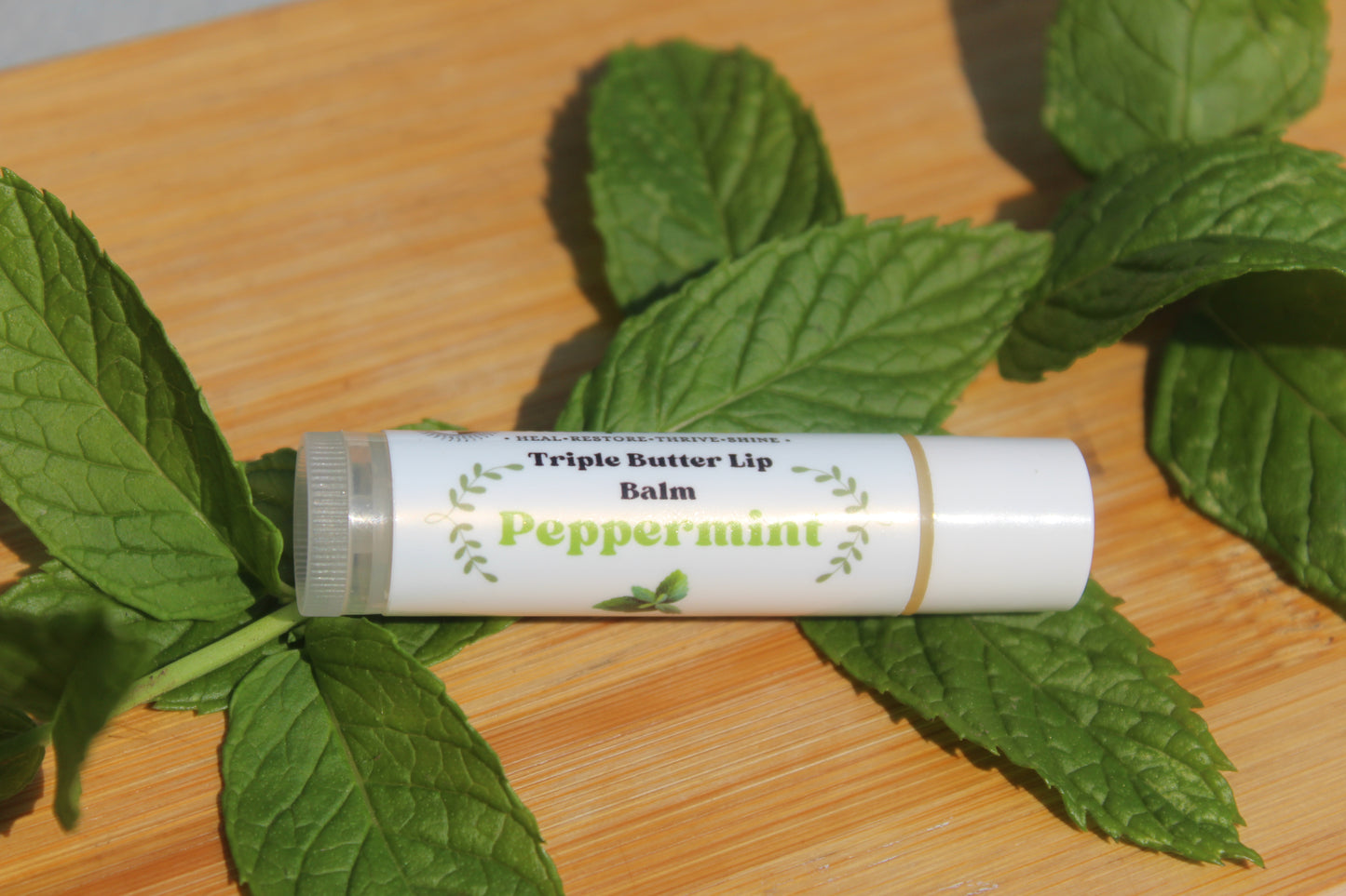 Vegan Triple Butter Lip Balm - Peppermint