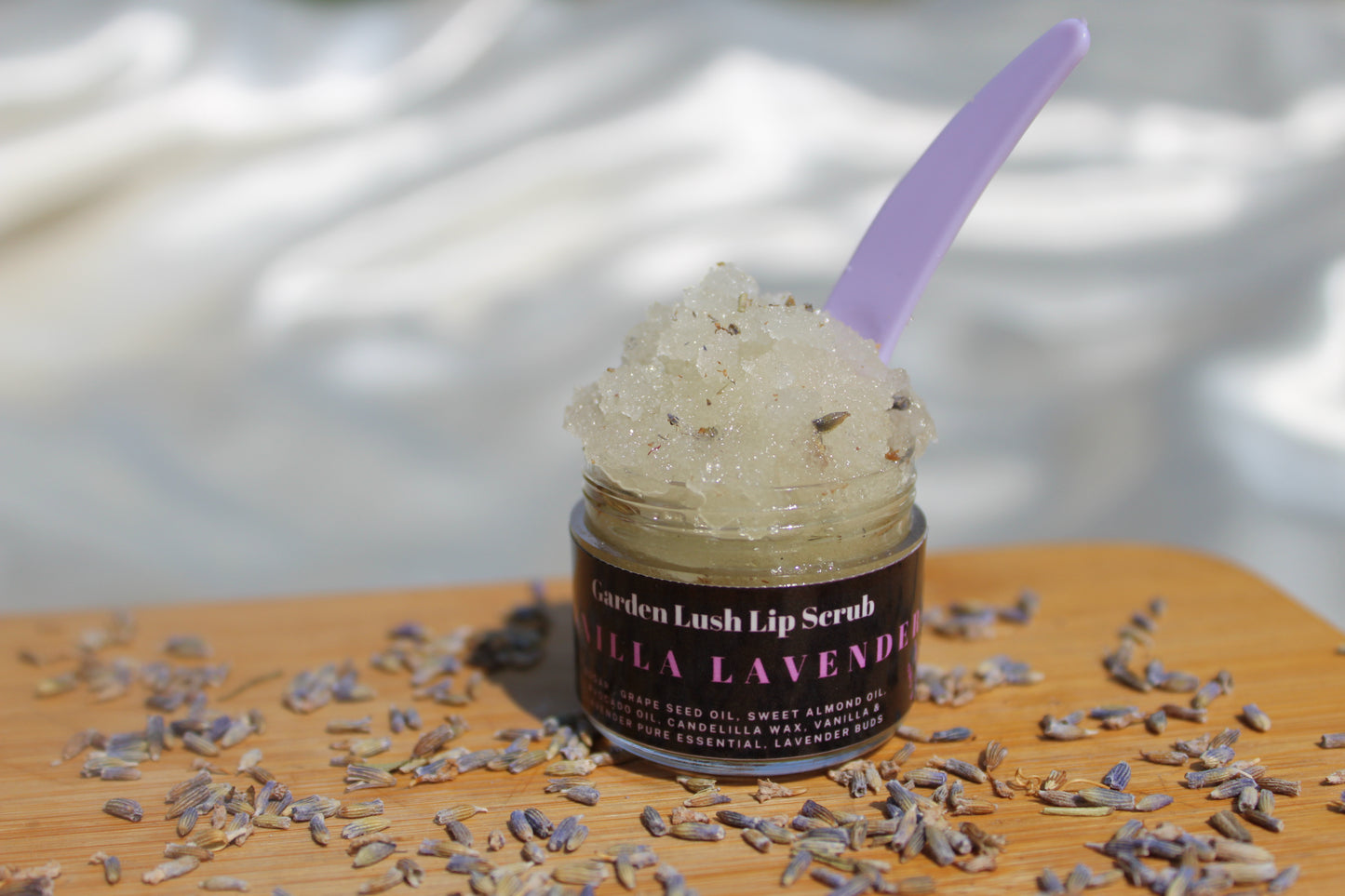 Garden Lush Lip Scrub - Vanilla Lavender